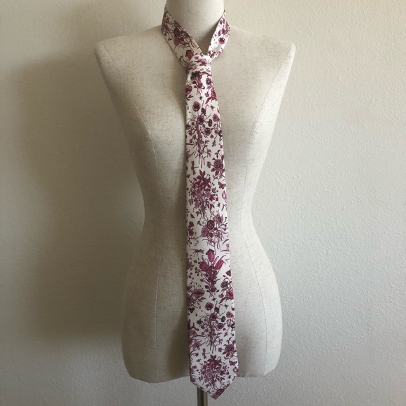 gucci floral tie